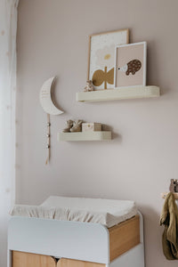 Little Otja white wooden picture frame A4 with cream mat