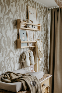 Little Otja natural limewood picture frame A4 with cream mat