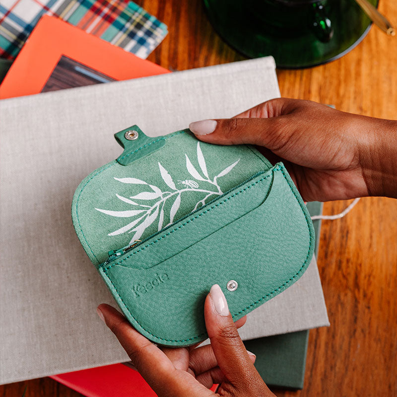 Laudeen | Keecie | Wallet | Bless You | Forest Green