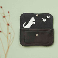 Laudeen | Keecie | Wallet | Cat Chase Medium | Black