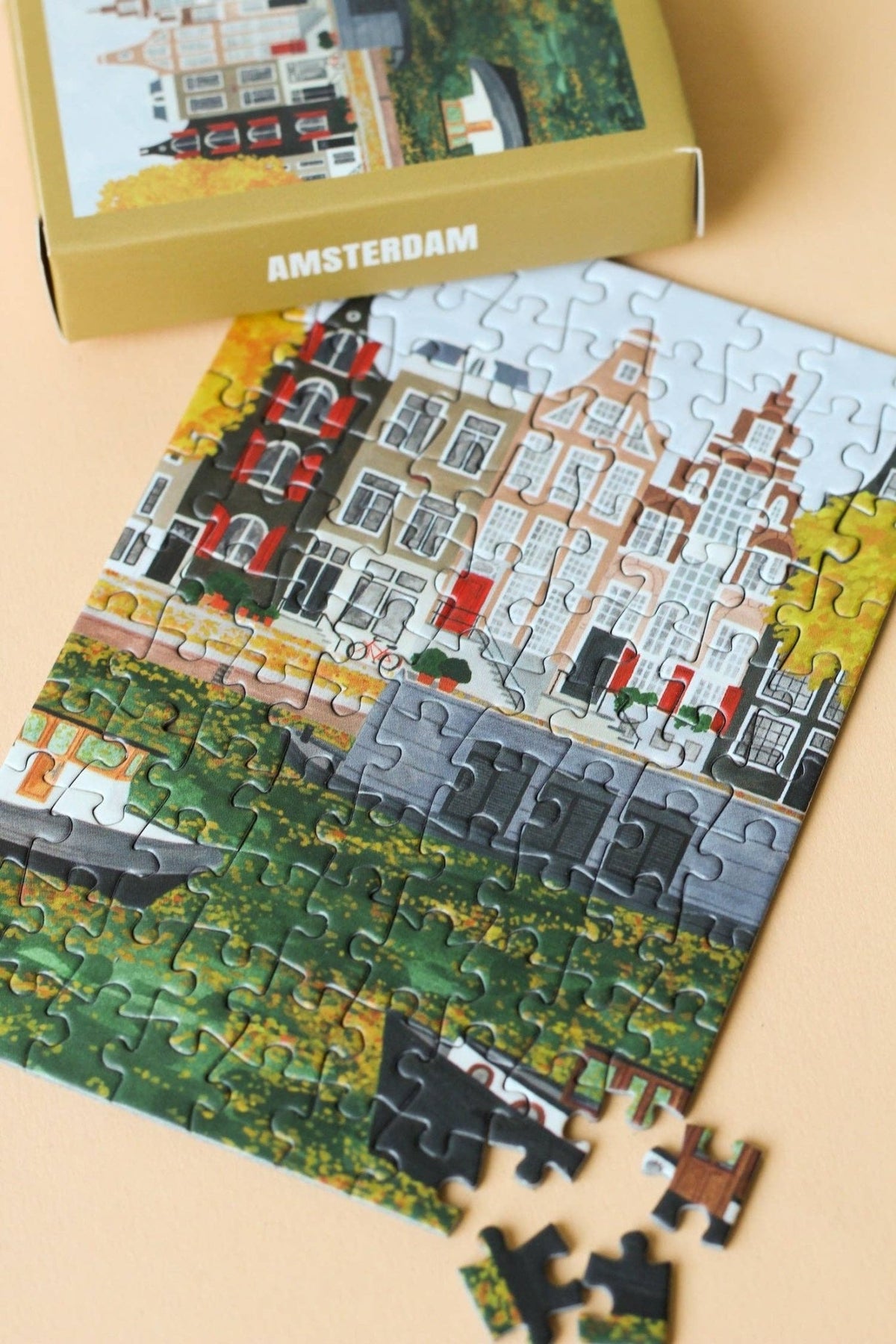 Laudeen | Piecely Puzzles | Amsterdam | Mini puzzle | 99 pcs