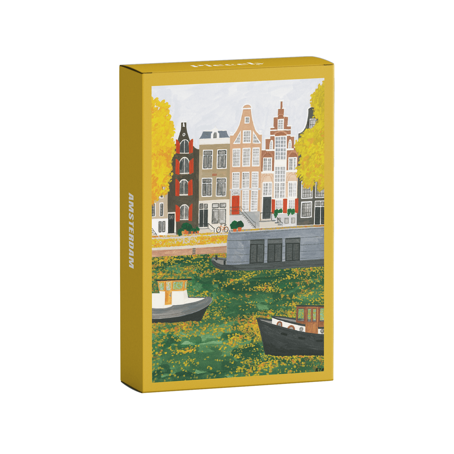Laudeen | Piecely Puzzles | Amsterdam | Mini puzzle | 99 pcs