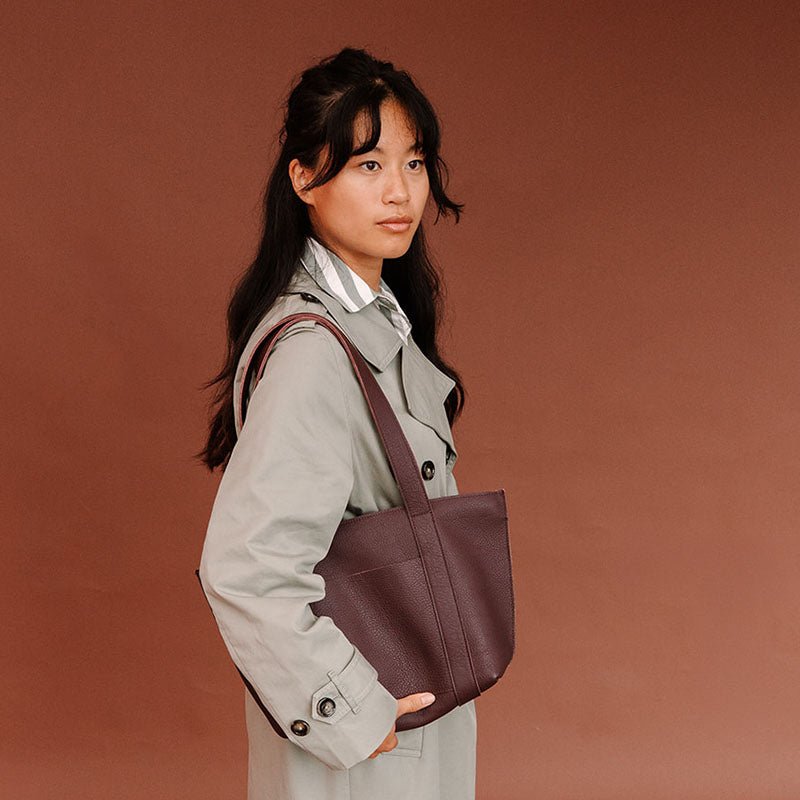 Laudeen | Keecie | Bag | Family Tree | Aubergine