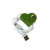 Laudeen | Kaili Mood | Cable Wrap | Heart | Green