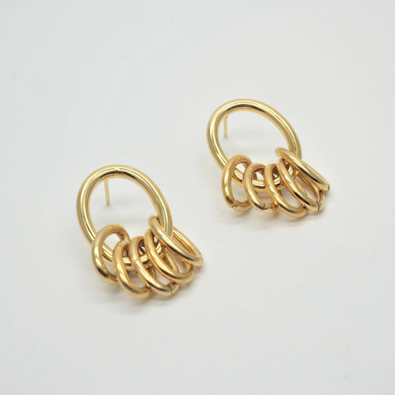 Laudeen | GISEL B | Earrings Rita - 24K Gold Plated