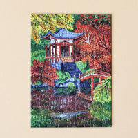 Laudeen | Piecely Puzzles | Kyoto Temple | Mini puzzle | 99 pcs