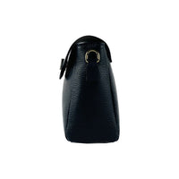 Laudeen | Renato Borzatta | Leather handbag with shoulder strap - Dark Blue