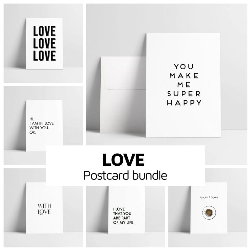 Laudeen | Laudeen | Love - Postcard bundle (10 pcs)