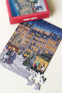Laudeen | Piecely Puzzles | Paris Lights | Mini puzzle | 99 pcs