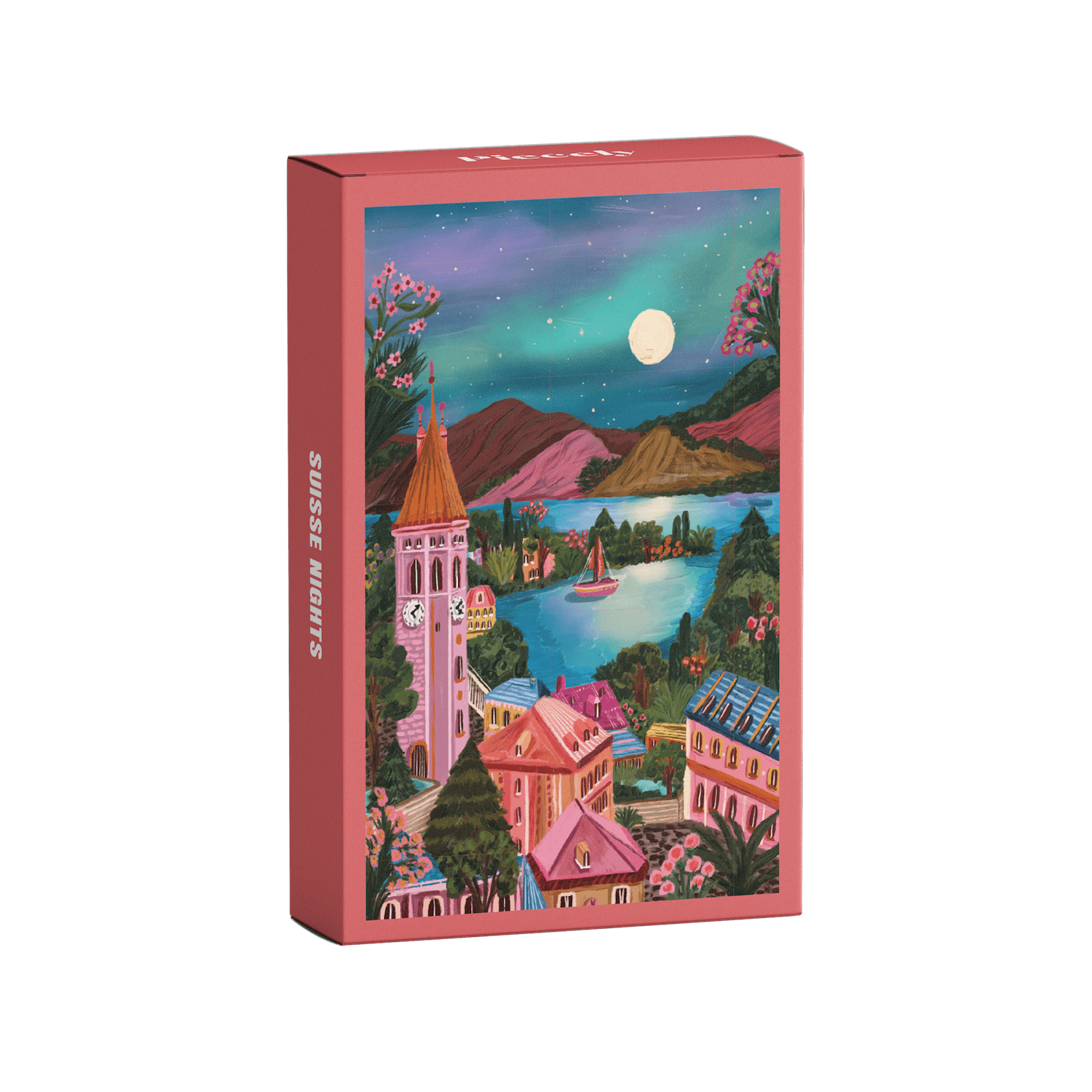 Laudeen | Piecely Puzzles | Suisse Nights | Mini puzzle | 99 pcs