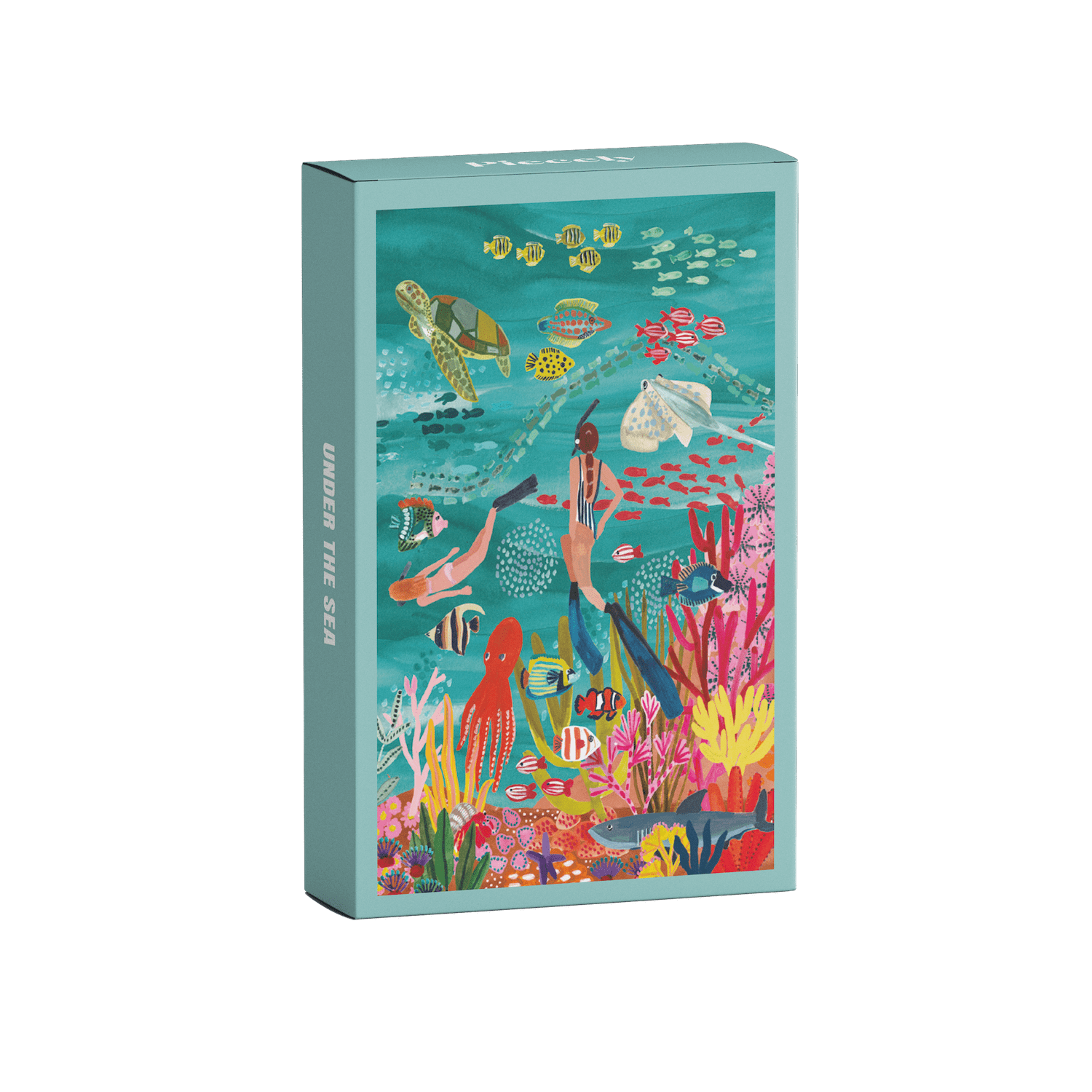 Laudeen | Piecely Puzzles | Under the Sea | Mini puzzle | 99 pcs