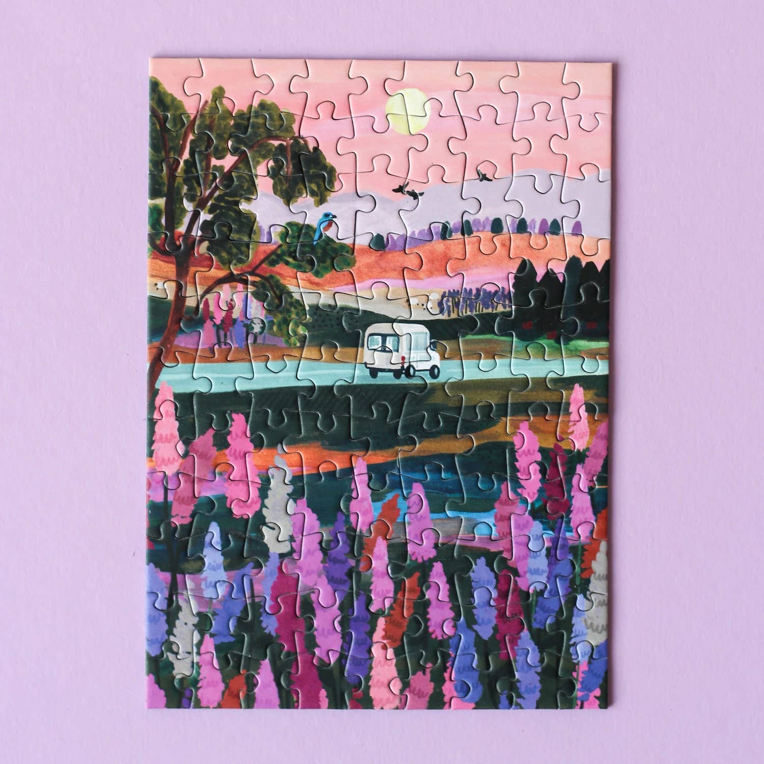Laudeen | Piecely Puzzles | Van Life | Mini puzzle | 99 pcs