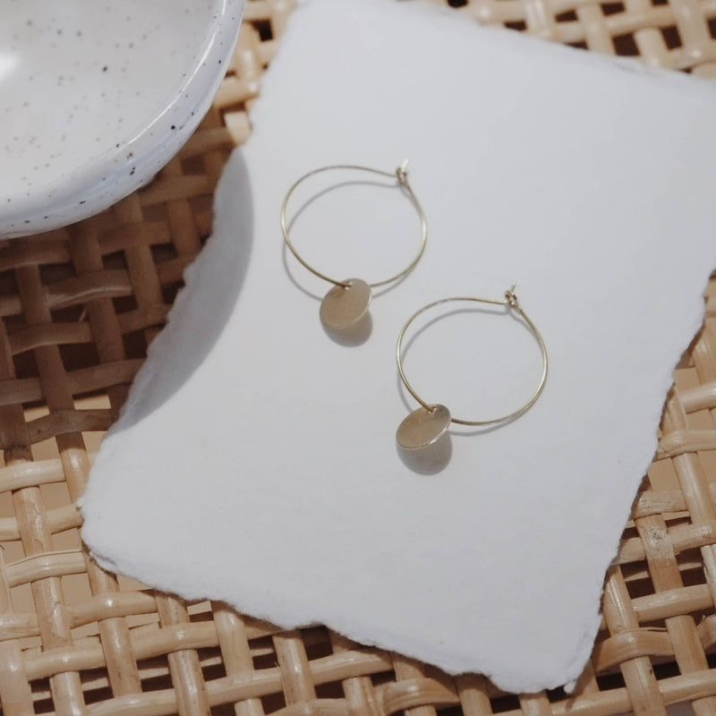 Laudeen | BRASSCAKE | Dot Hoops