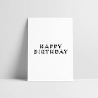 Laudeen | LOVE IS THE NEW BLACK | Happy Birthday - Postcard