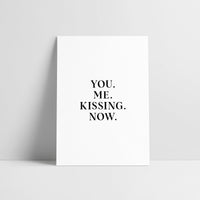 Laudeen | LOVE IS THE NEW BLACK | Kissing - Postcard