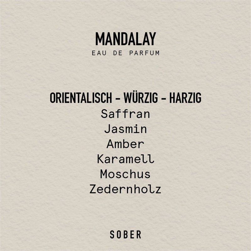 Laudeen | SOBER | MANDALAY - Eau de Parfum 50 ml