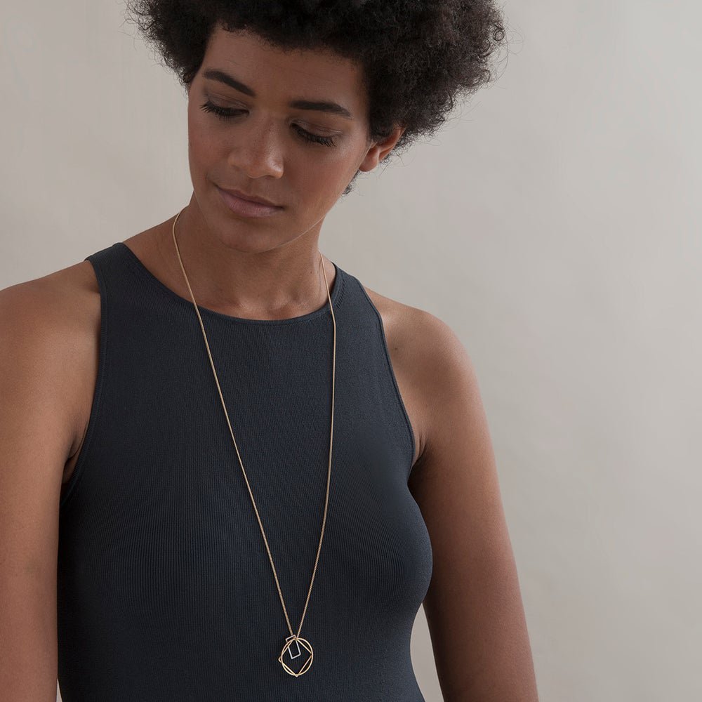 Laudeen | LOBOGATO | Necklace long geometric